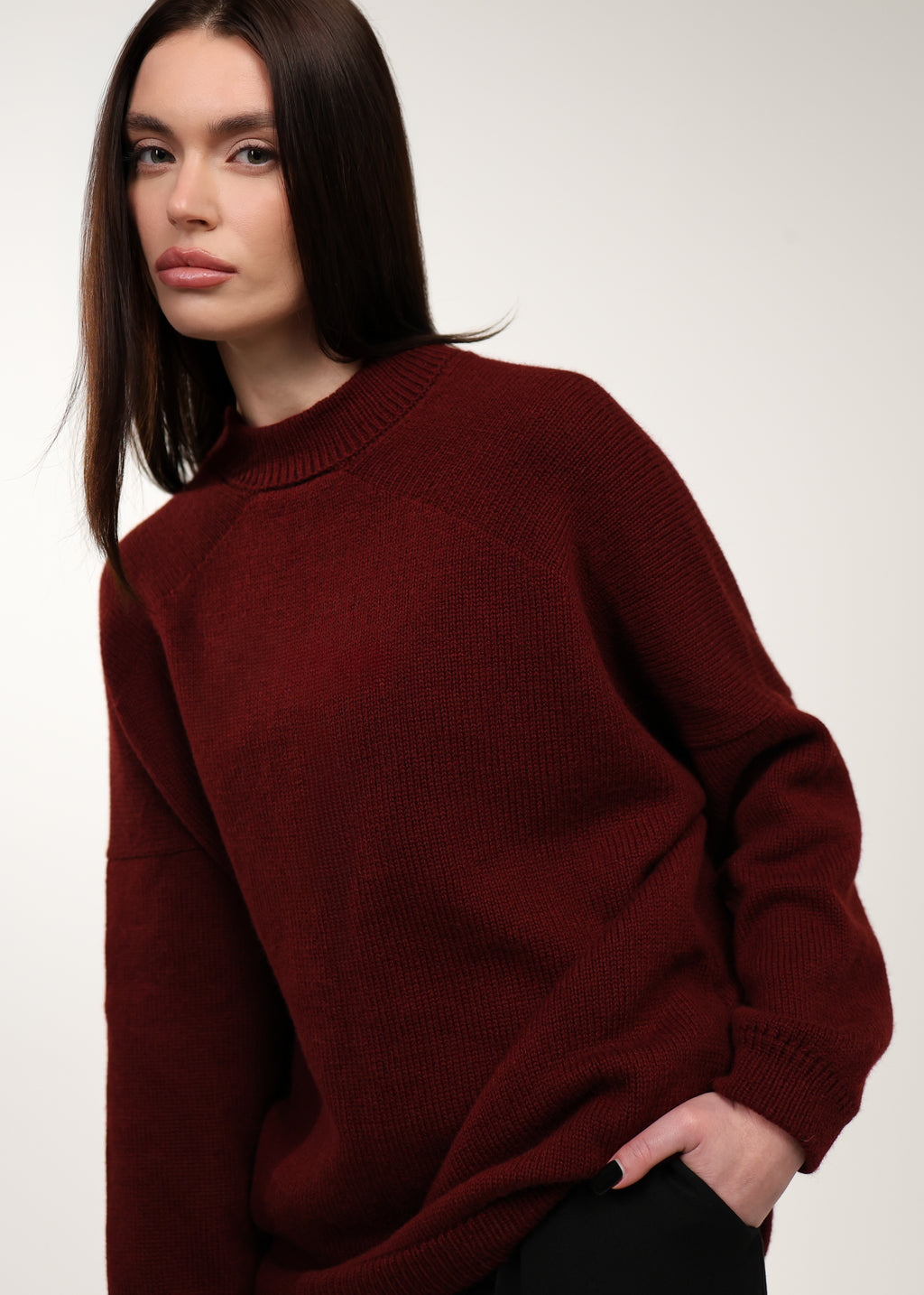 Transformer sweater with detachable scarf NEW