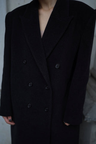 Wool maxi coat