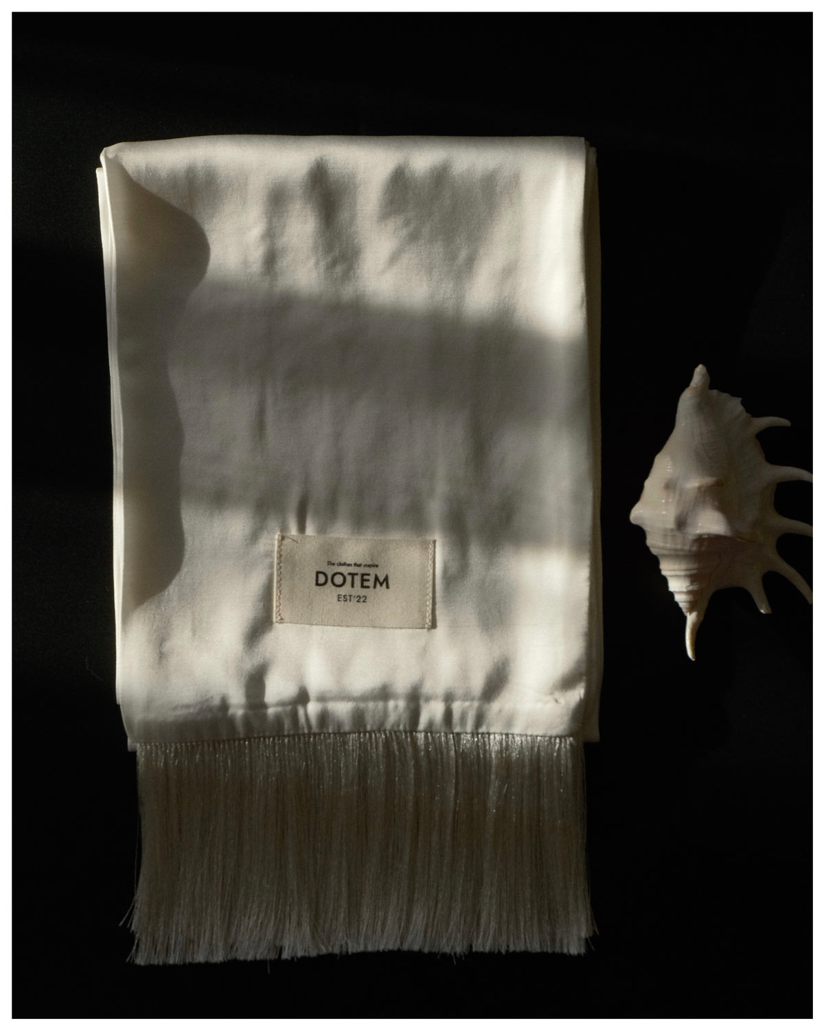 Fringed scarf-belt