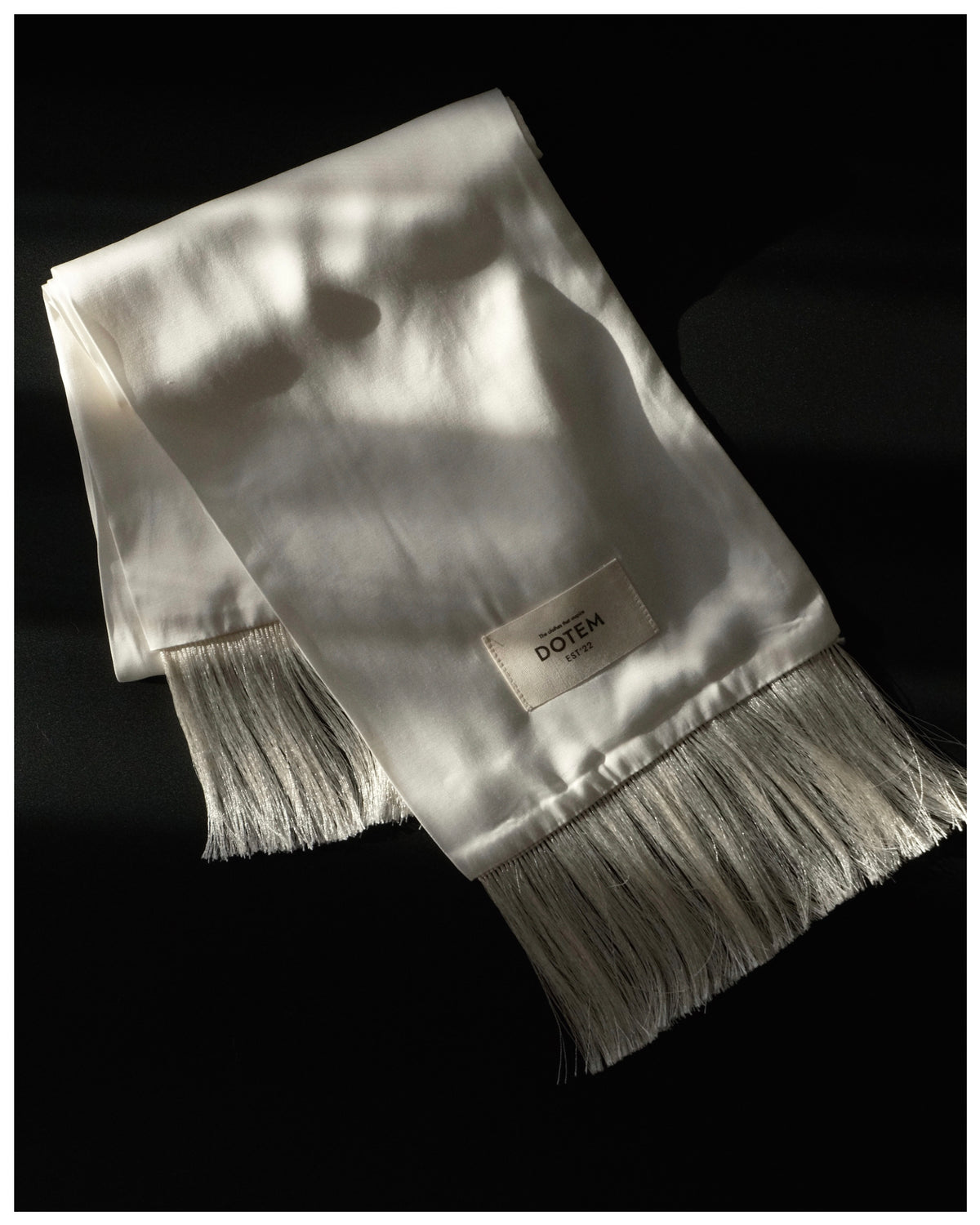 Fringed scarf-belt