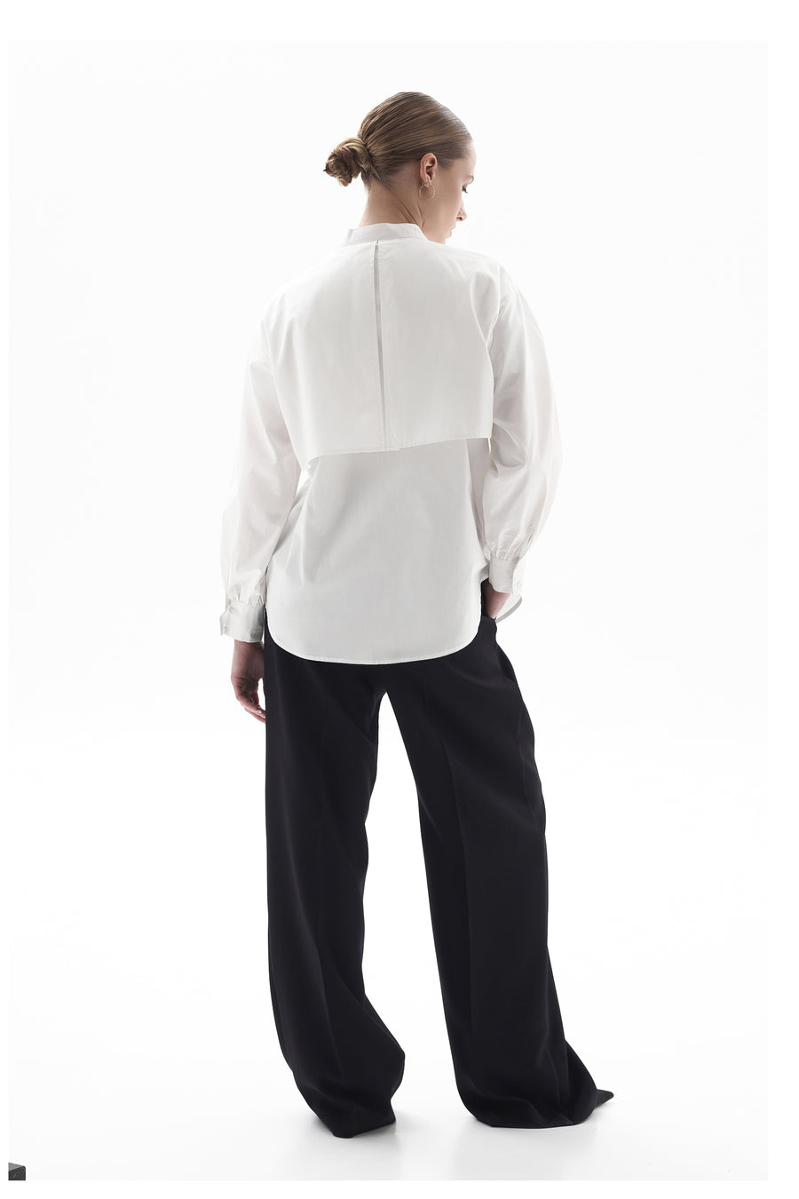 Stand-collar shirt